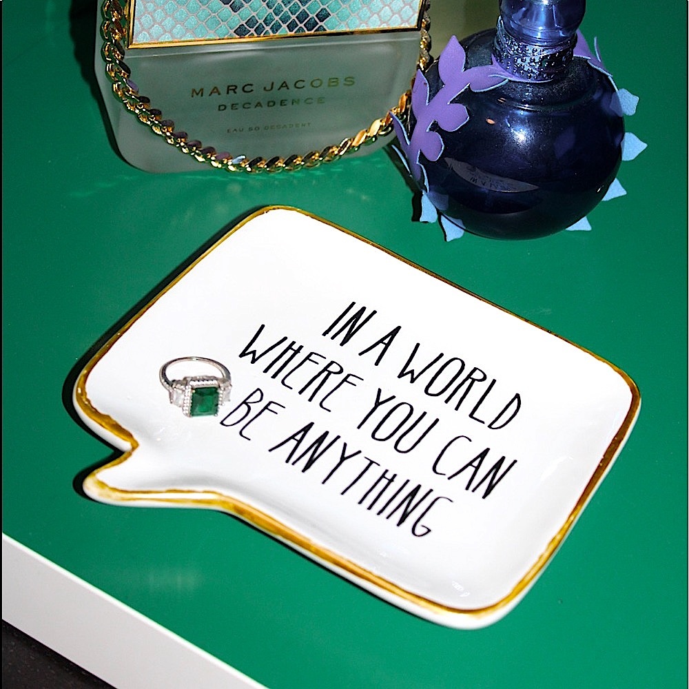 💚3/20$5/25💚INSPIRATIONAL CERAMIC TRINKET/JEWELRY TRAY NWT